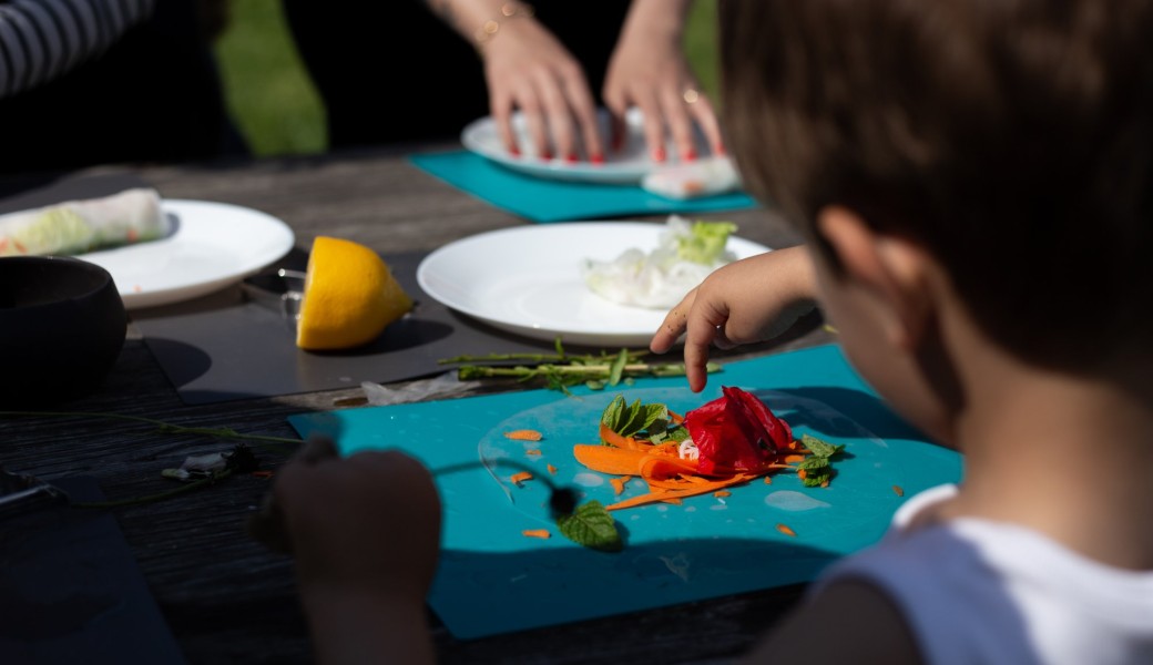 Atelier de cuisine avec l'école Comestible 