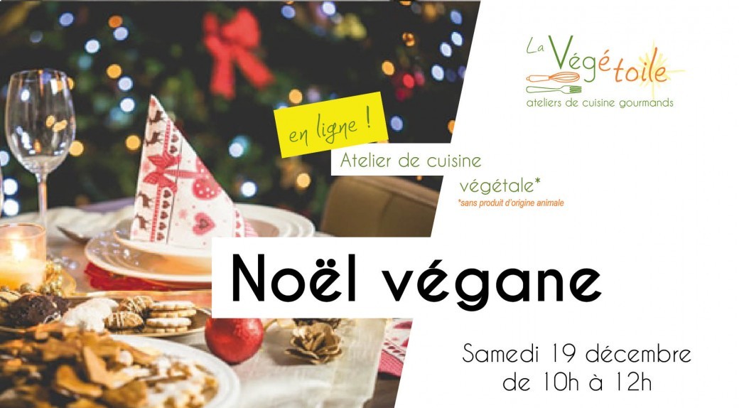 Atelier de cuisine en ligne - Noël végane