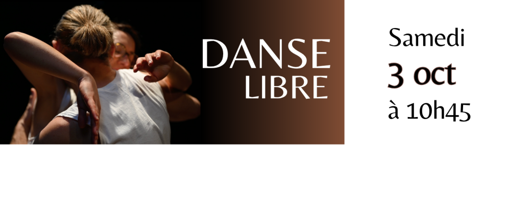 Atelier de Danse Libre samedi 3 octobre