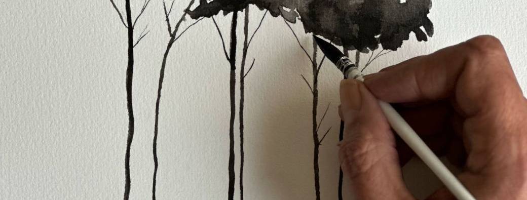 Atelier de dessin à l'encre de Chine avec Thiem