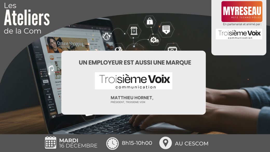 Atelier de la Com' | Un employeur est aussi une marque