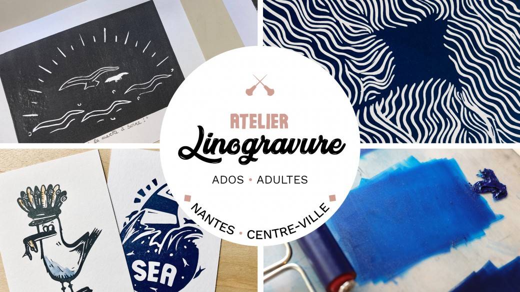 Atelier de linogravure - Nantes