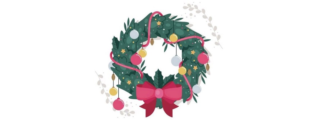 Atelier de Noël • Décoration couronne de Noël