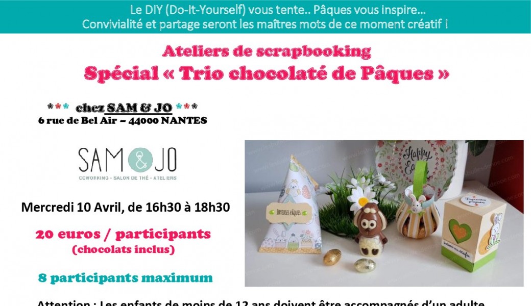 Atelier de scrapbooking Spécial Pâques