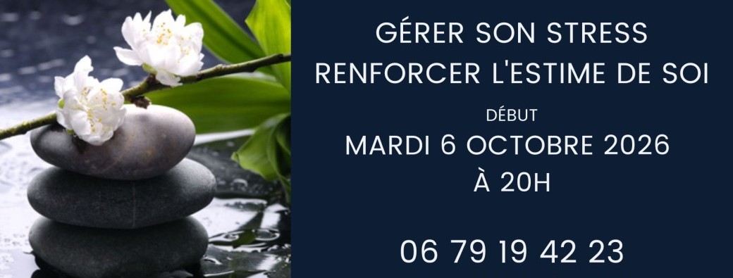 Atelier de sophrologie "Gérer son Stress" - octobre 2026 - Paris 17 