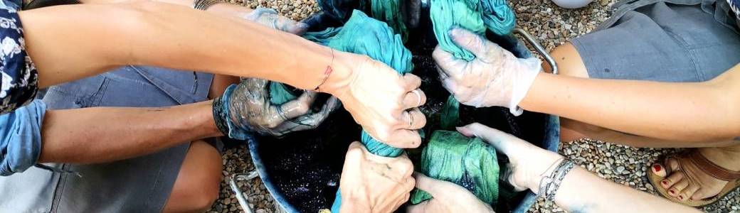 Atelier de teinture végétale à la grenade