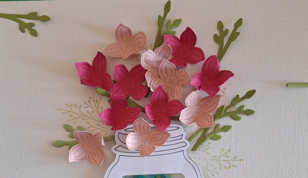 Atelier déco Toile fleurie