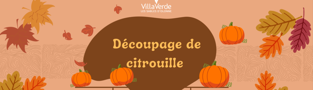 atelier découpage de citrouille 