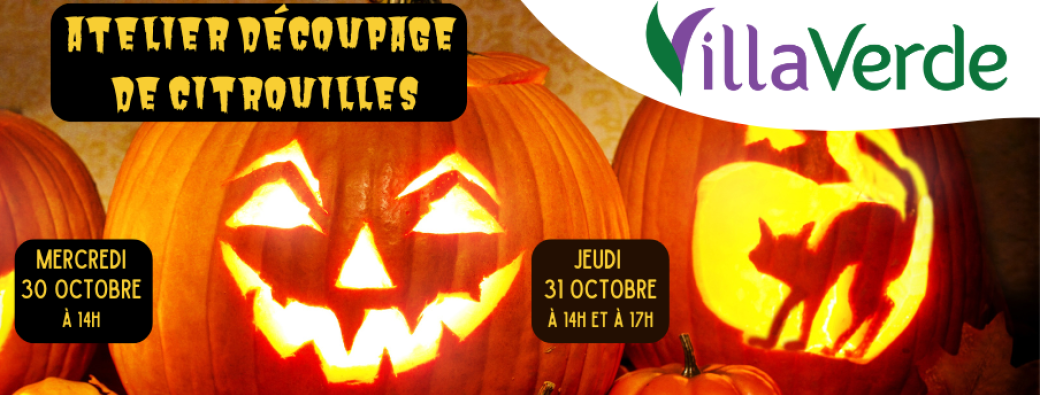 Atelier découpage de citrouille