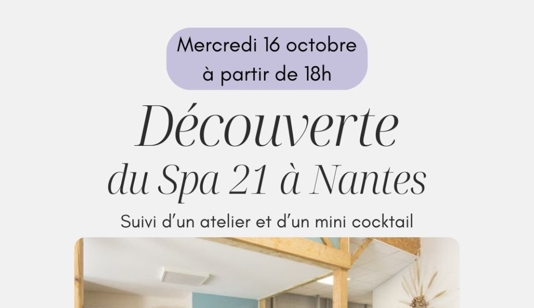 Atelier découverte au Spa 21