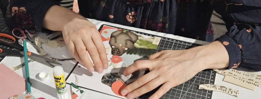 Atelier découverte collage artistique - Keraqua (Châteaubourg)