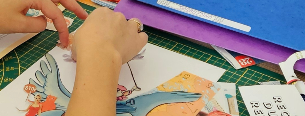 Atelier découverte collage artistique - Brunch des créateurs 