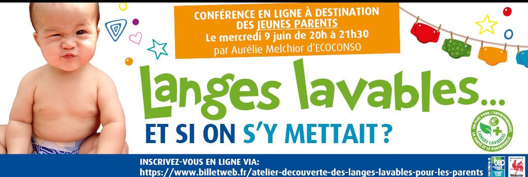 Atelier découverte des langes lavables pour les parents