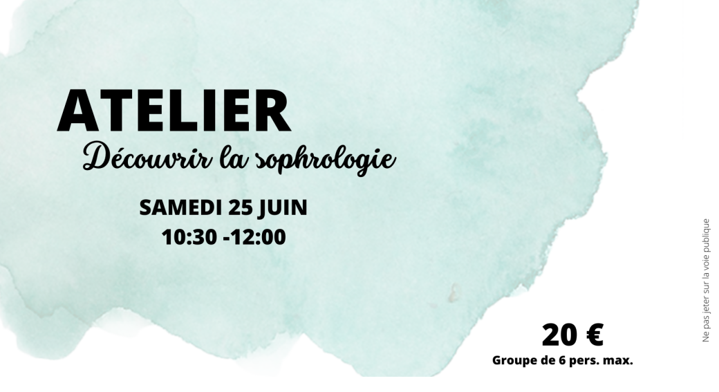 Atelier Découverte Sophrologie 