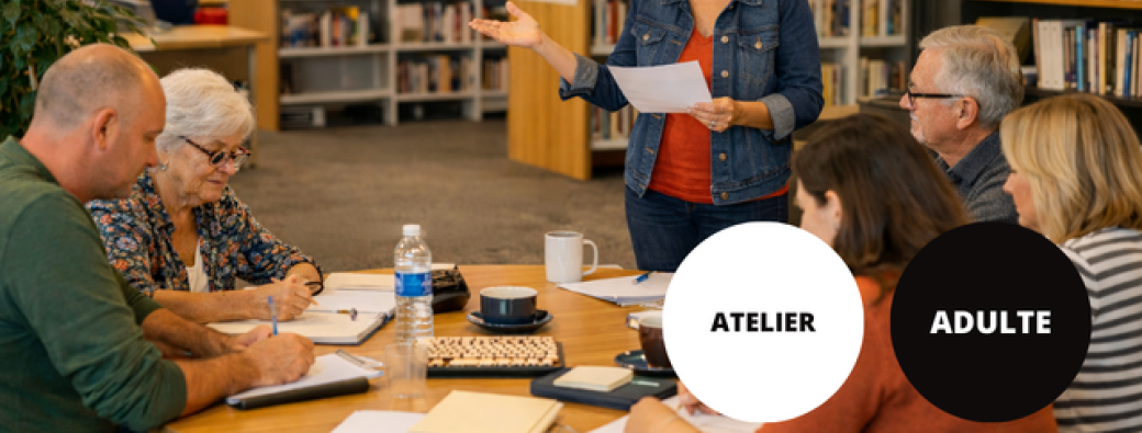 Atelier d'écriture Adulte // Agora Médiathèque Musée