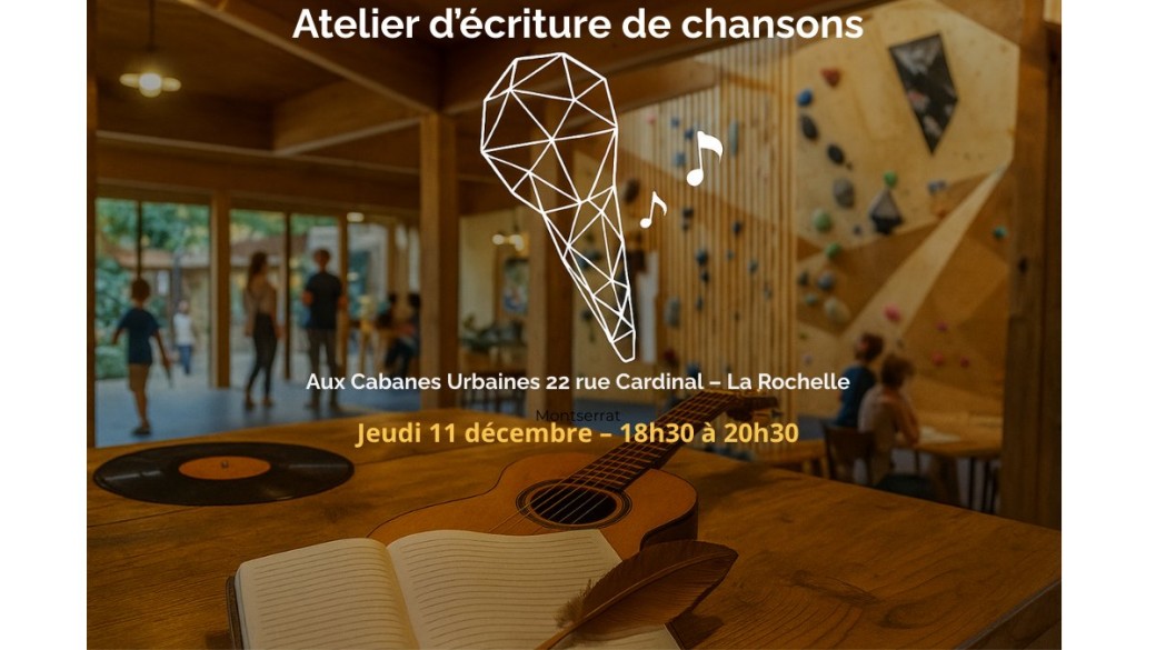 Atelier d'écriture aux Cabanes Urbaines