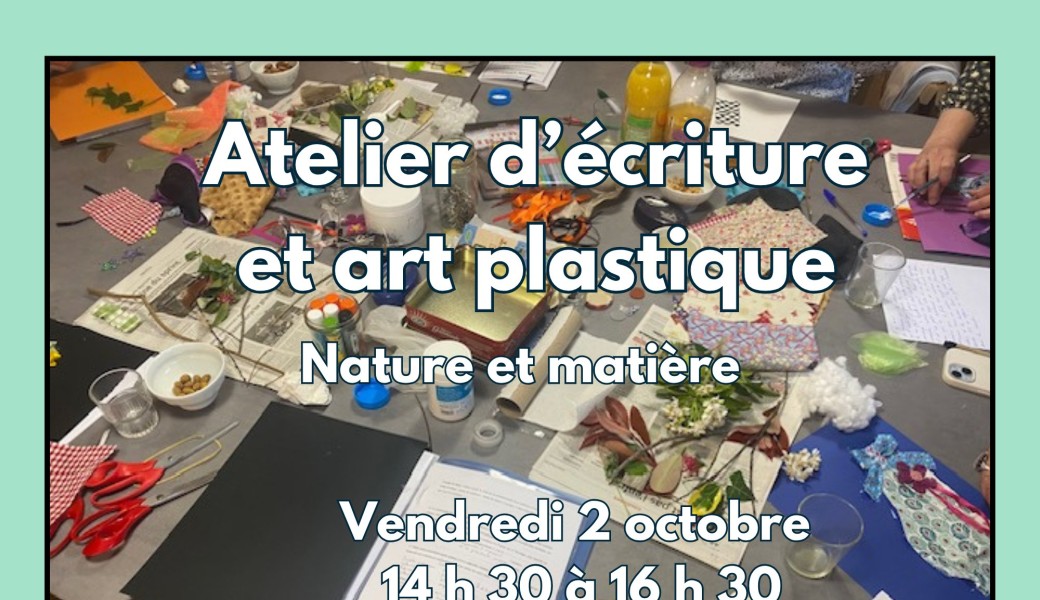 Atelier d'écriture et art plastique