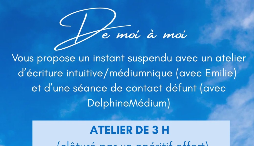 Atelier d'écriture intuitive et contact défunt