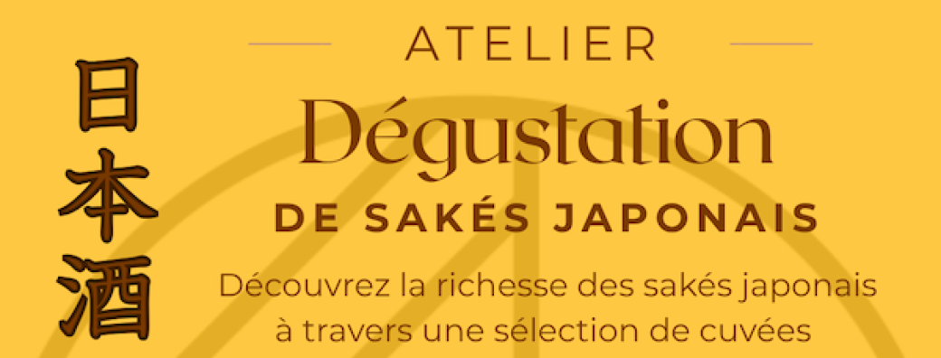 Atelier dégustation sakés japonais 