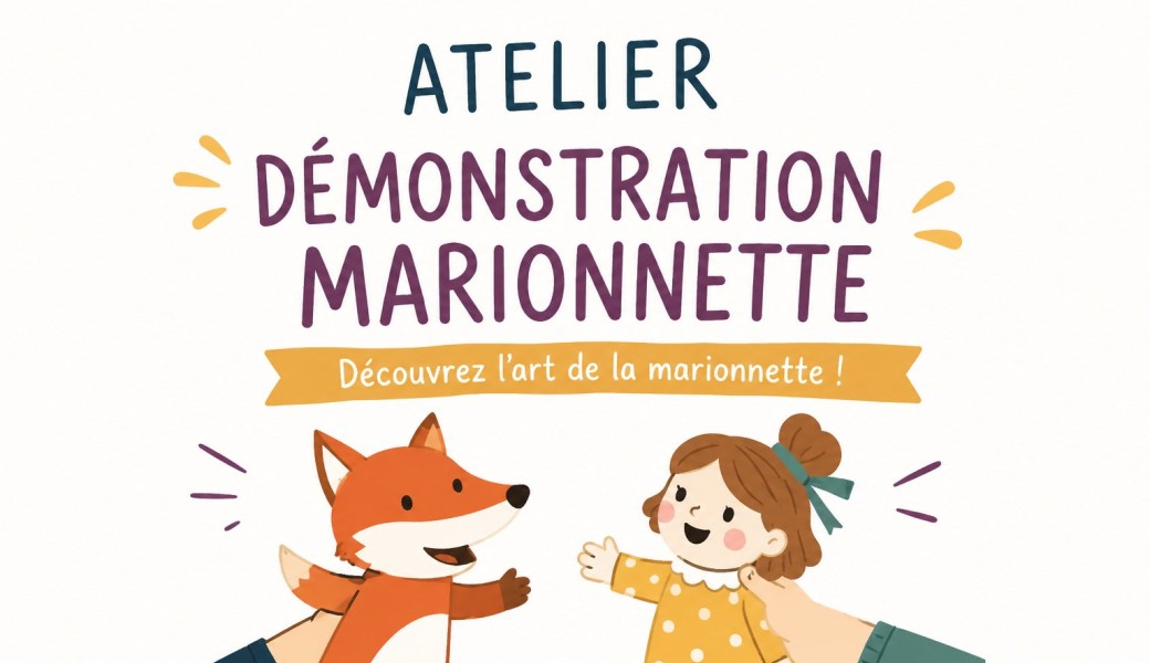 Atelier Démonstration de marionnettes - Compagnie Maebee