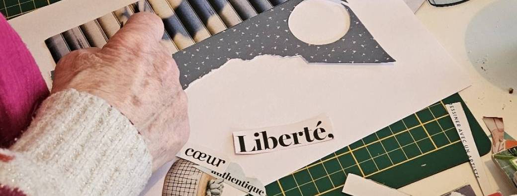 Atelier Des mots & des images co-animé avec Virginie, Les Mains d'Esia