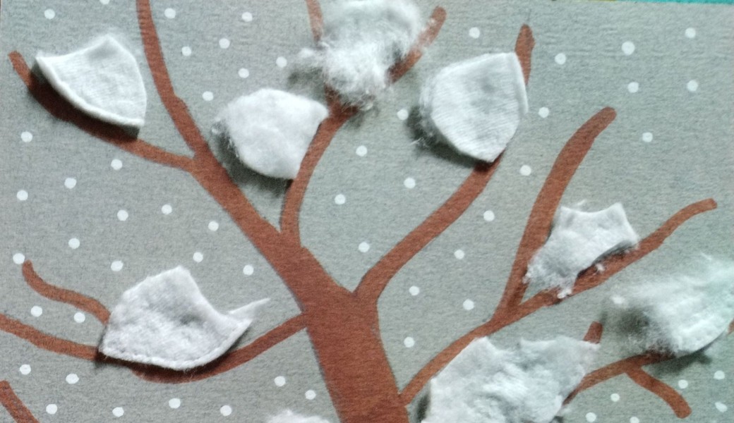 Atelier des vacances d'hiver : Mon paysage au couteau 