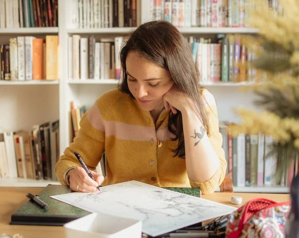 Atelier Dessin à l'encre de chine avec Coline Colline