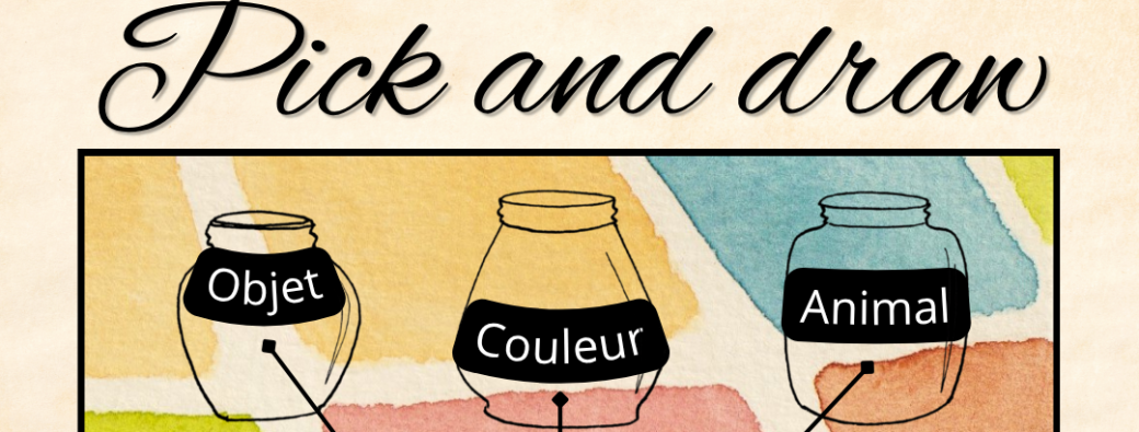 Atelier dessin : Pick & draw - débutants bienvenus