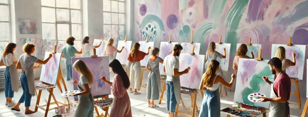 Atelier d'expression : Peinture LIBRE avec Isabelle