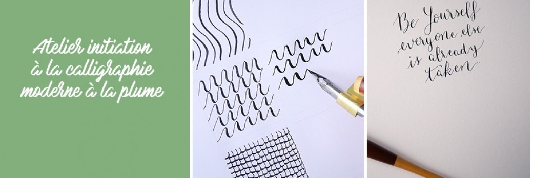 Atelier d'initiation à la calligraphie moderne à la plume