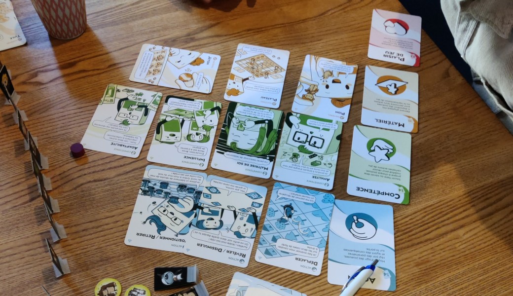 Atelier d'initiation à la création de jeux de société avec les Mécanicartes