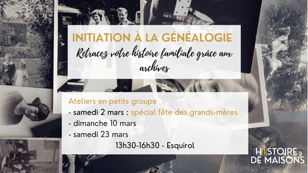 Atelier d'initiation à la généalogie