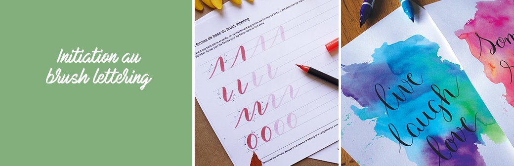 Atelier d'initiation au Brush Lettering Atelier d'initiation au Brush Lettering