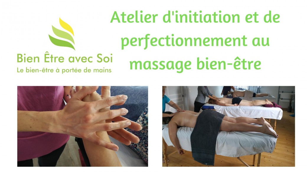 Atelier d'initiation et de perfectionnement au massage bien-être