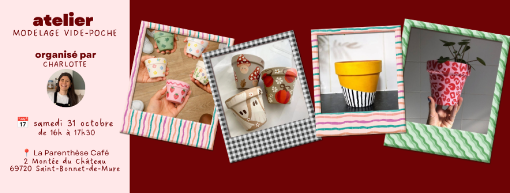 Atelier DIY - Modelage vide-poche
