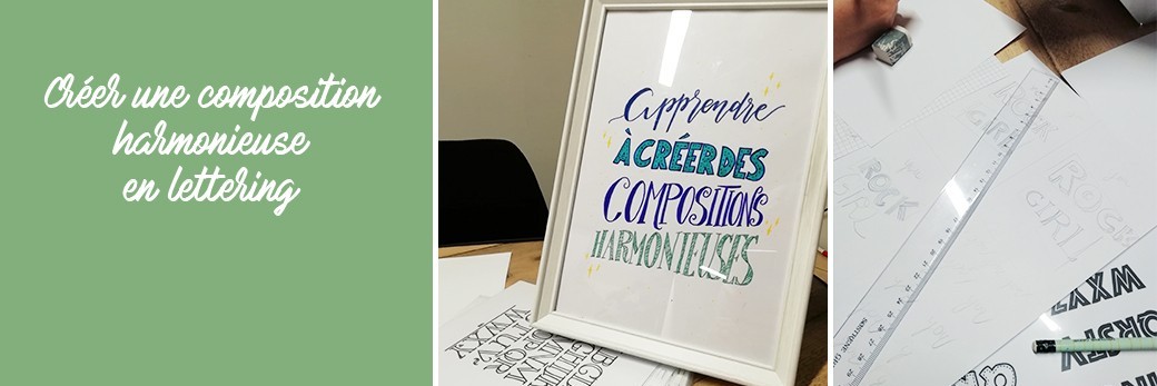Atelier du soir / Créer une composition harmonieuse en lettering
