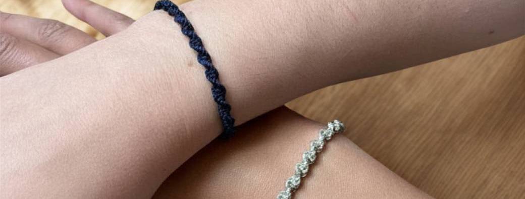 Atelier duo parent-enfant bracelet en macramé