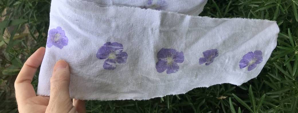 Atelier – Ecoprint/Impressions de feuilles et fleurs sur tissus 