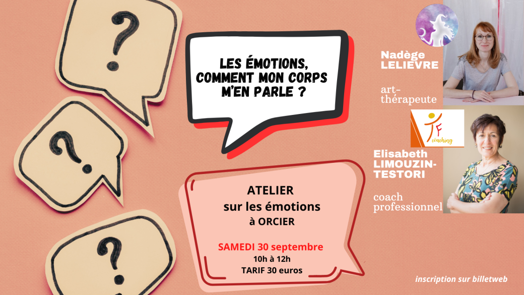 les émotions, comment mon corps m'en parle ?