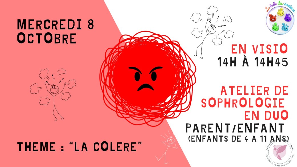 Atelier en DUO en Visio "La Colère"