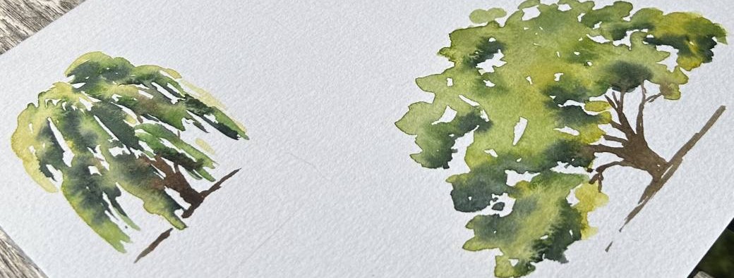 Atelier en ligne - Apprends à peindre les arbres 