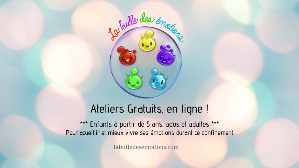 Atelier en ligne La Bulle des émotions