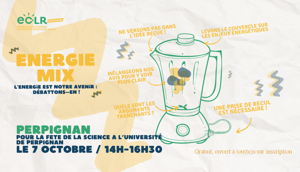 Atelier Energie mix - Journée Look Up de sensibilisation à l'urgence climatique 