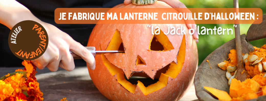 Atelier enfant : citrouille d'halloween