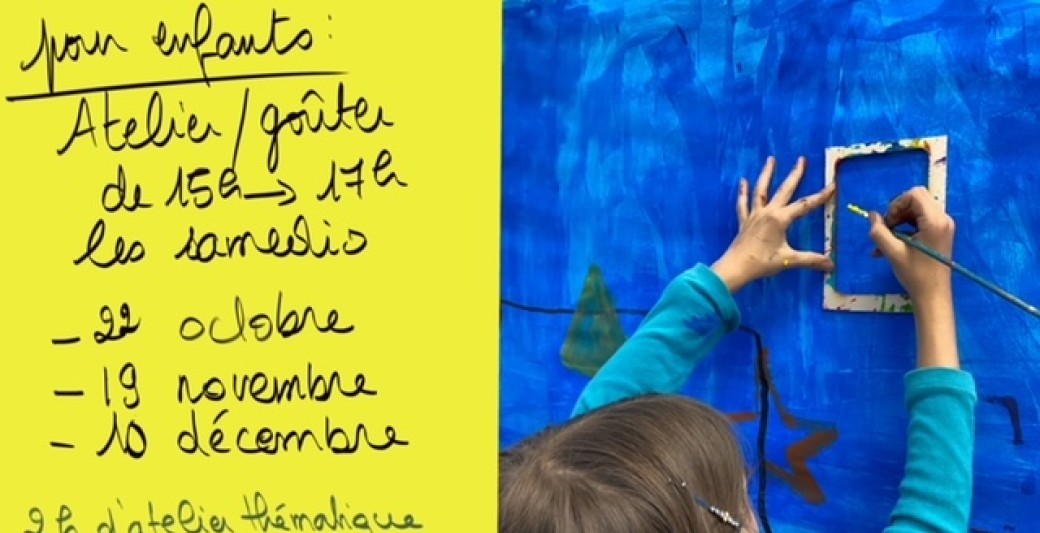 Atelier ENFANT  Fresque et goûter 