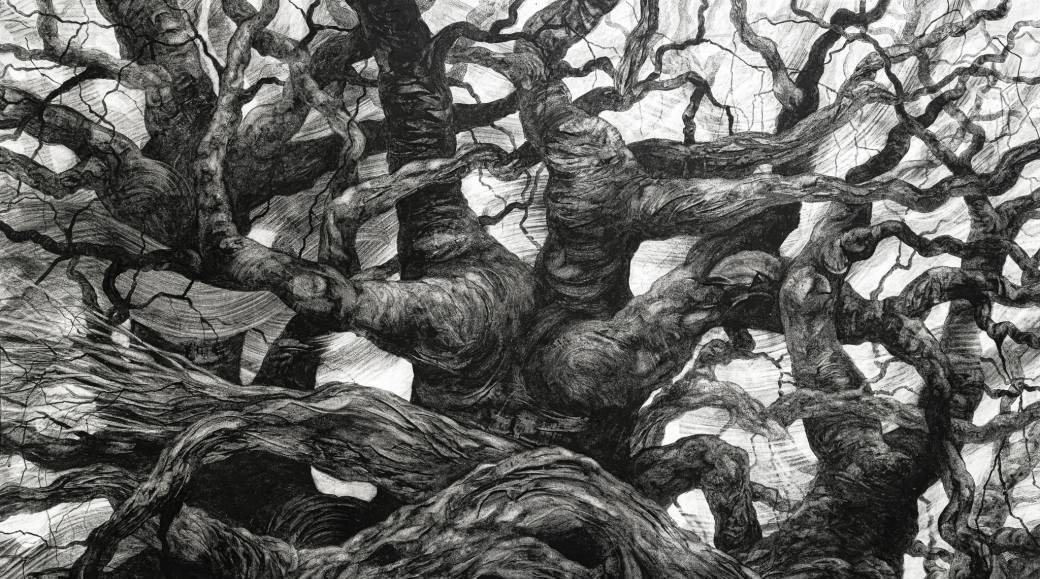 Atelier expérimental au fusain au Parc du Thabor