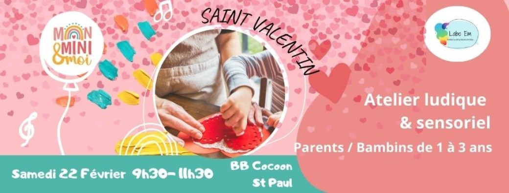 Atelier FÊTE DES MERES ludique&sensoriel MonMini&Moi en DUO maman/enfant (1à3ans)
