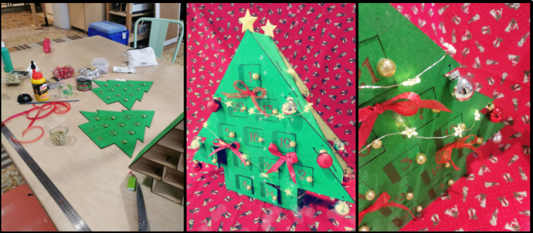 Atelier Fabrication calendrier de l'avent en bois