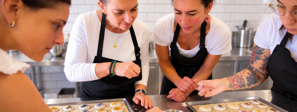 Atelier fabrication de macarons provençaux avec Nolwenn