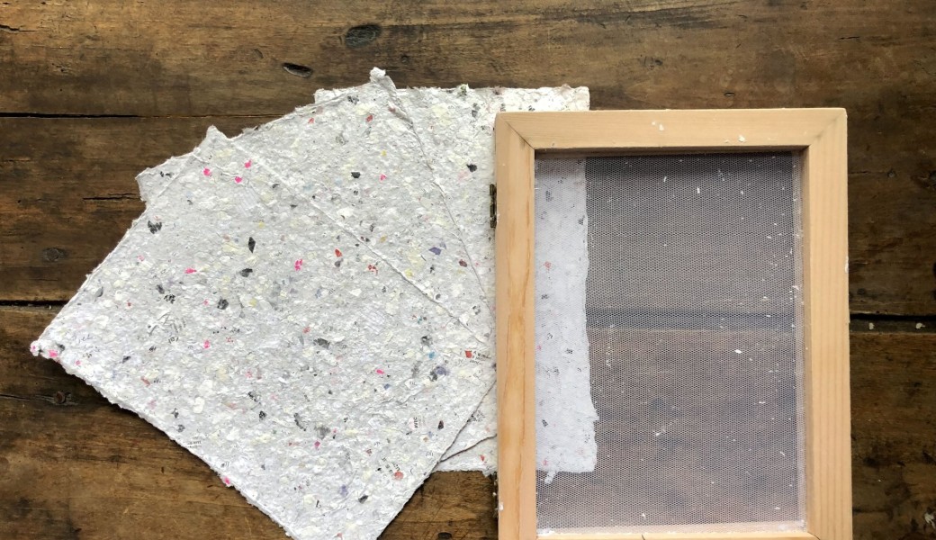Atelier : Fabrication de papier recyclé 
